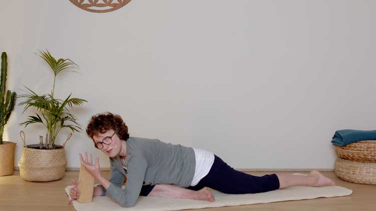 Suivre le cours de yoga en ligne Préparer une bonne nuit sur votre tapis avec Delphine Denis | Hatha Yoga doux