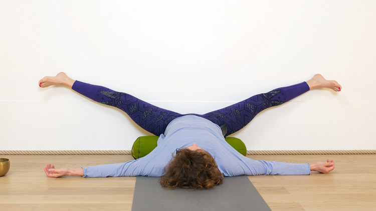 Suivre le cours de yoga en ligne Restorative yoga au mur sur Casa Yoga Tv