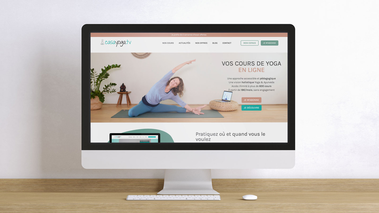 Présentation du nouveau site | Cours de yoga en ligne avec Delphine Denis | Présentations