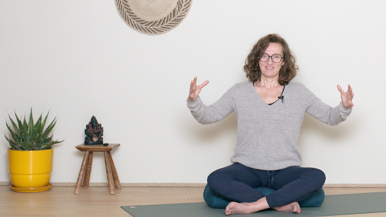 Suivre le cours de yoga en ligne Méditation 6 : Notre soleil intérieur avec Delphine Denis | Méditation