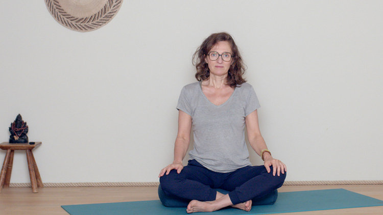 Suivre le cours de yoga en ligne Méditation 8 : Le ciel bleu derrière les nuages avec Delphine Denis | Méditation