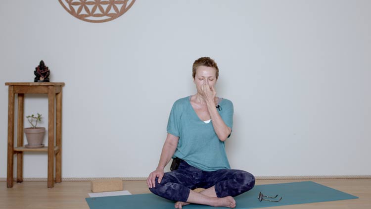 Suivre le cours de yoga en ligne Respiration & Méditation - 15 minutes - Corps d'énergie avec Delphine Denis | Méditation, Pranayama