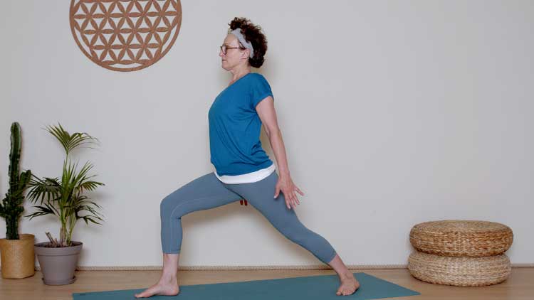 Suivre le cours de yoga en ligne Séance complète - 45 mn - Prana Vayu avec Delphine Denis | Hatha Yoga dynamique