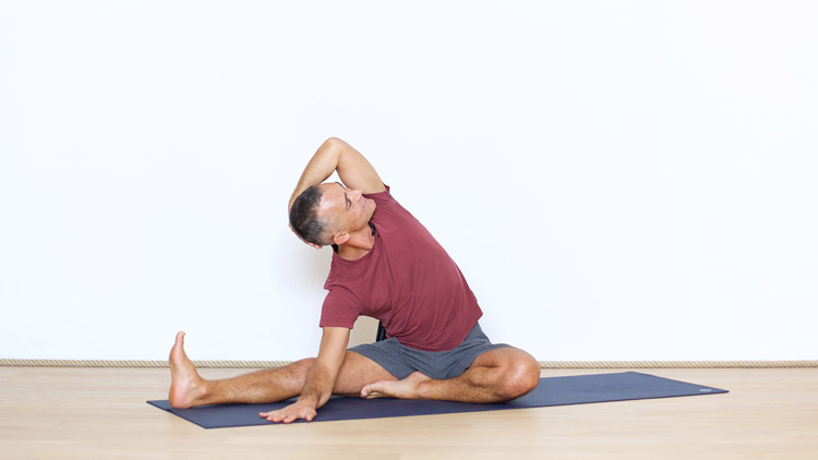 Suivre le cours de yoga en ligne Vinyasa du soir avec Benoît Le Gourriérec | Yoga Vinyasa