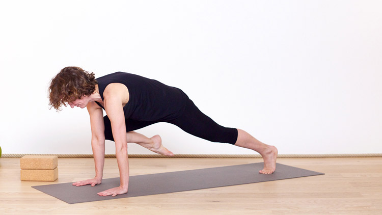 Suivre le cours de yoga en ligne Renforcement du centre du corps avec Delphine Denis | Yoga Vinyasa